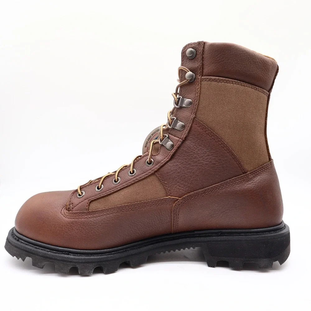 Carhartt Work Boots Mens 13 M Brown Leather Waterproof 8